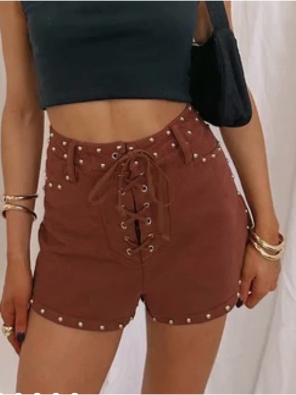 Show Me Your MuMu Desert Lace Up Shorts NEW!